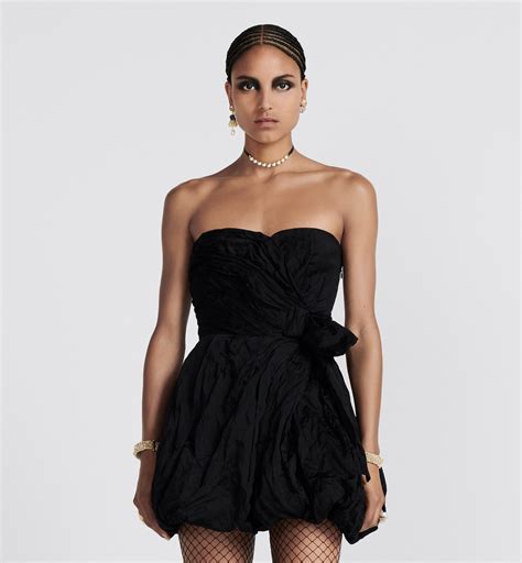 dior bustier top|Bustier Dress Black Technical Cotton Duchesse .